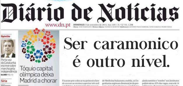 Ser caramonico é outro nível.
