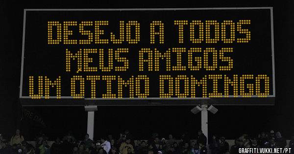 DESEJO A TODOS 
MEUS AMIGOS
UM ÓTIMO DOMINGO