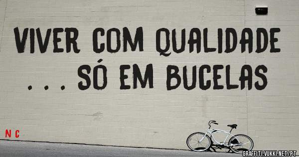 Viver com qualidade . . . Só em Bucelas 