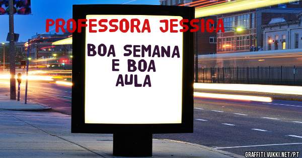 BOA SEMANA E BOA AULA