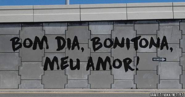 Bom dia, Bonitona, meu amor!