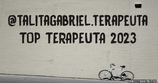 @talitagabriel.terapeuta
TOP TERAPEUTA 2023