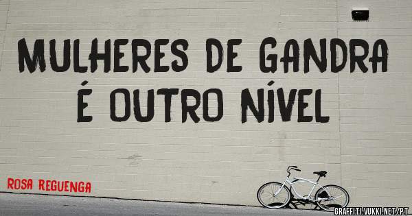 MULHERES DE GANDRA É OUTRO NÍVEL