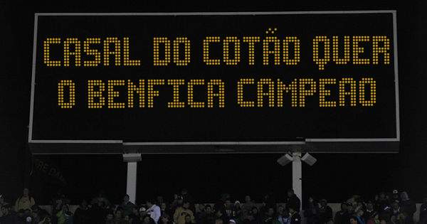 CASAL DO COTÃO QUER O BENFICA CAMPEAO