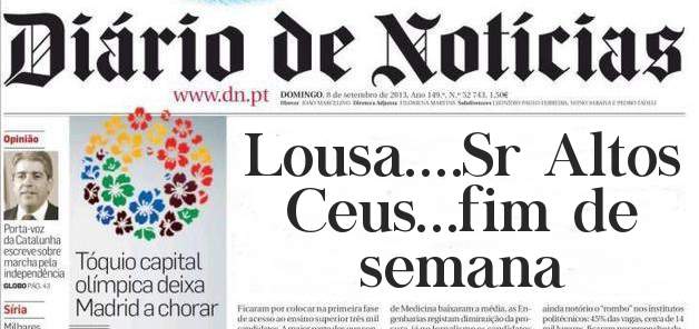 Lousa....Sr Altos Ceus...fim de semana