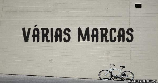 Várias marcas 