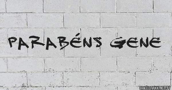 Parabéns gene