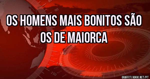 Os Homens mais bonitos são os de Maiorca