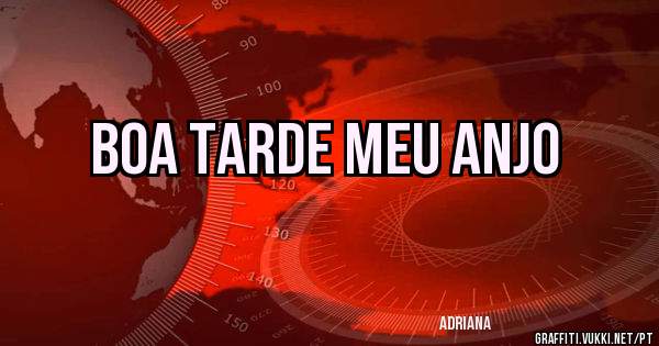 Boa tarde meu anjo