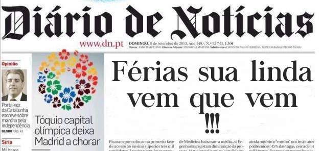 Férias sua linda vem que vem !!!  