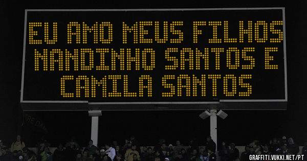 EU AMO MEUS FILHOS NANDINHO SANTOS E CAMILA SANTOS