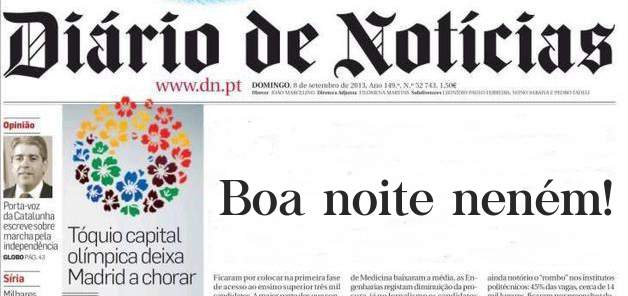 Boa noite neném!