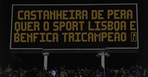 Castanheira de Pera quer o Sport Lisboa e Benfica tricampeão ❤