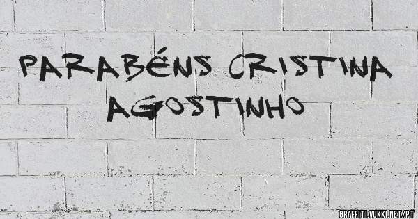 Parabéns Cristina Agostinho 
