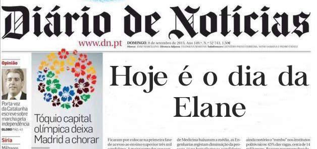 Hoje é o dia da 
Elane