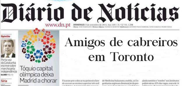 Amigos de cabreiros em Toronto 
