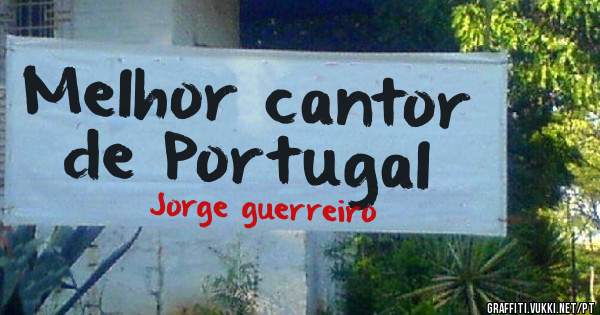 Melhor cantor de Portugal 