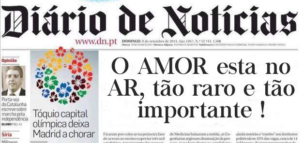 O AMOR esta no AR, tão raro e tão importante !