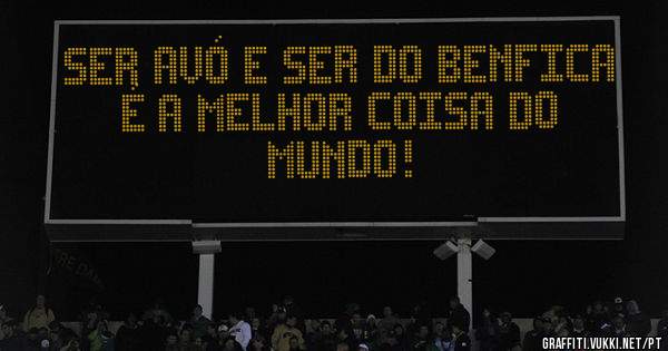 Ser avó e ser do Benfica é a melhor coisa do mundo!