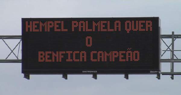 HEMPEL PALMELA QUER O
 BENFICA CAMPEÃO 
