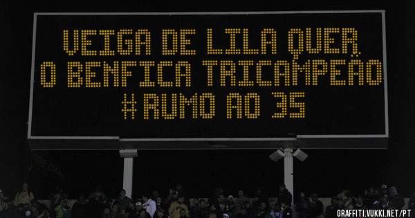 Veiga de Lila quer o Benfica Tricampeão #Rumo ao 35