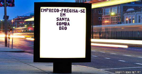 EMPREGO-precisa-se em
Santa Comba Dão
