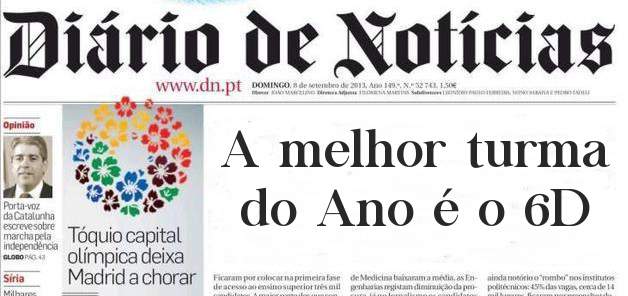 A melhor turma do Ano é o 6D 