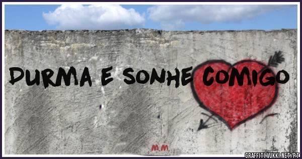Durma e sonhe comigo
