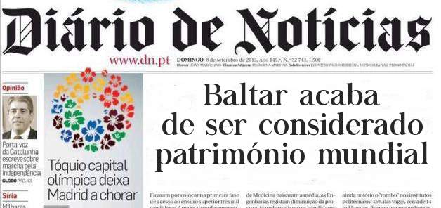 Baltar acaba de ser considerado património mundial