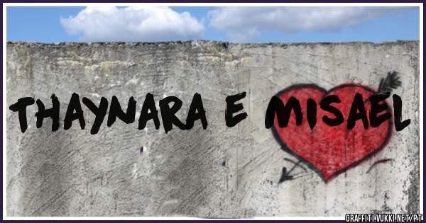 Thaynara e Misael 