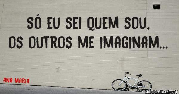Só eu sei quem sou, os outros me imaginam...