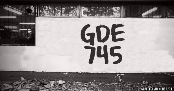 GDE
745