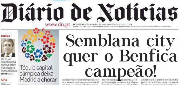 Semblana city quer o Benfica campeão!