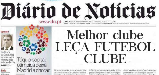 Melhor clube LEÇA FUTEBOL CLUBE