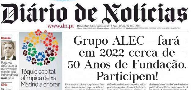 Grupo ALEC   fará em 2022 cerca de 50 Anos de Fundação. Participem!