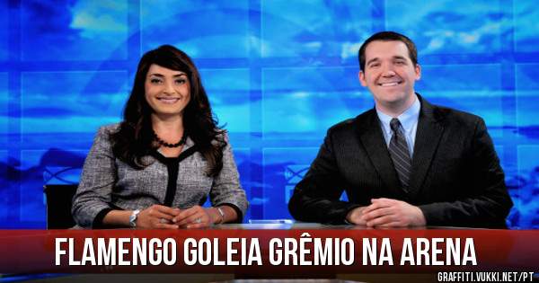 Flamengo goleia Grêmio na Arena