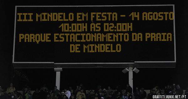          III MINDELO EM FESTA - 14 AGOSTO
                    10:00H às 02:00H
PARQUE ESTACIONAMENTO DA PRAIA DE MINDELO