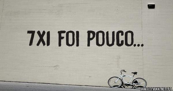 7x1 foi pouco...