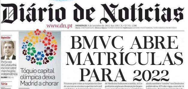 BMVC ABRE MATRÍCULAS PARA 2022