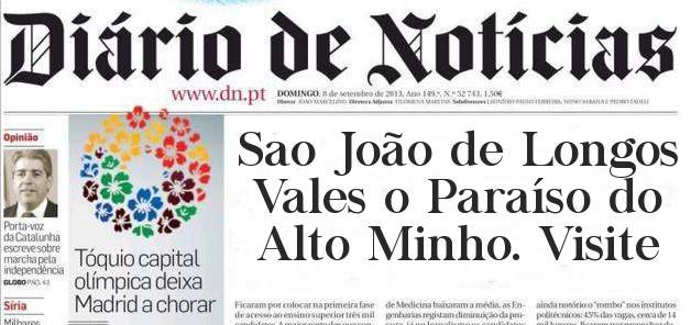Sao João de Longos Vales o Paraíso do Alto Minho. Visite