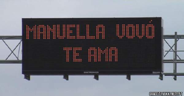 manuella  vovó  te ama