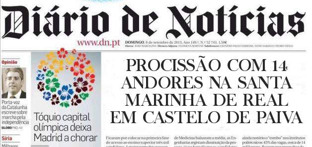 PROCISSÃO COM 14 ANDORES NA SANTA MARINHA DE REAL EM CASTELO DE PAIVA 