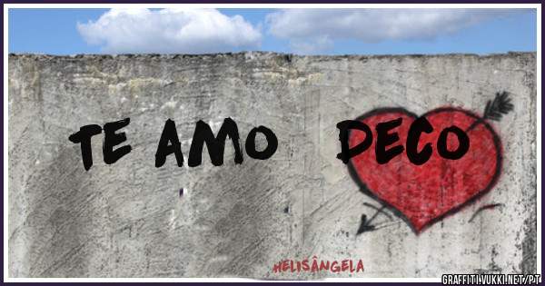 Te amo   Deco