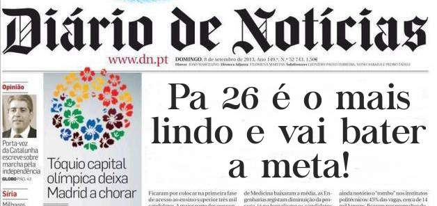 Pa 26 é o mais lindo e vai bater a meta! 