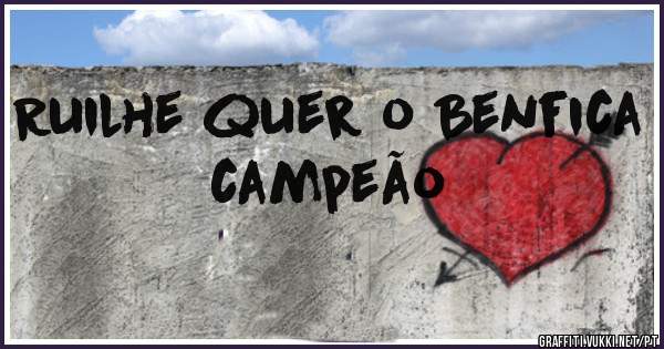 Ruilhe quer o Benfica campeão 