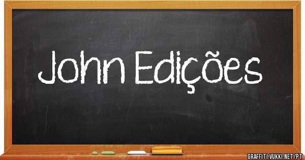 John Edições 