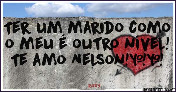 Ter um marido como o meu é outro nível! Te amo Nelson!❤️