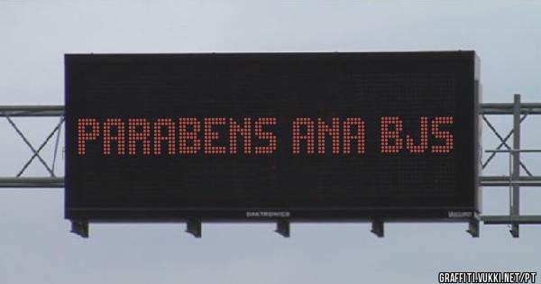 Parabens Ana Bjs
