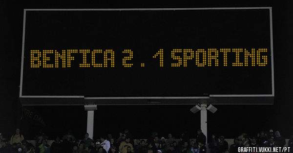 Benfica 2 . 1 Sporting