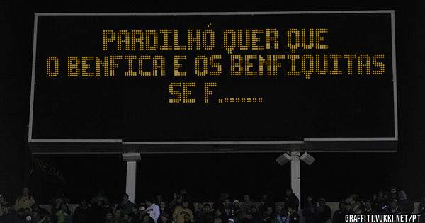 Pardilhó quer que o Benfica e os Benfiquitas se F........